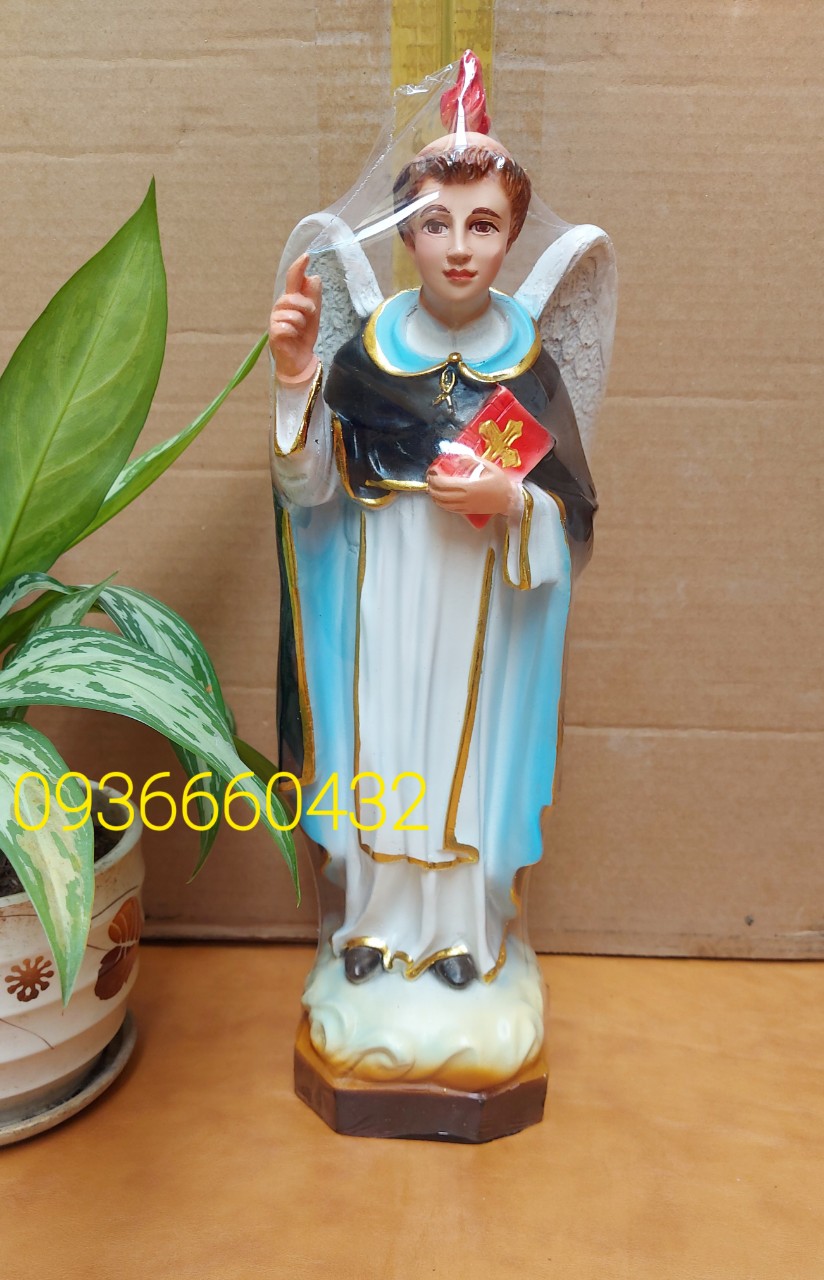 Tượng thánh vinh sơn 30cm 40cm tượng công giáo composite