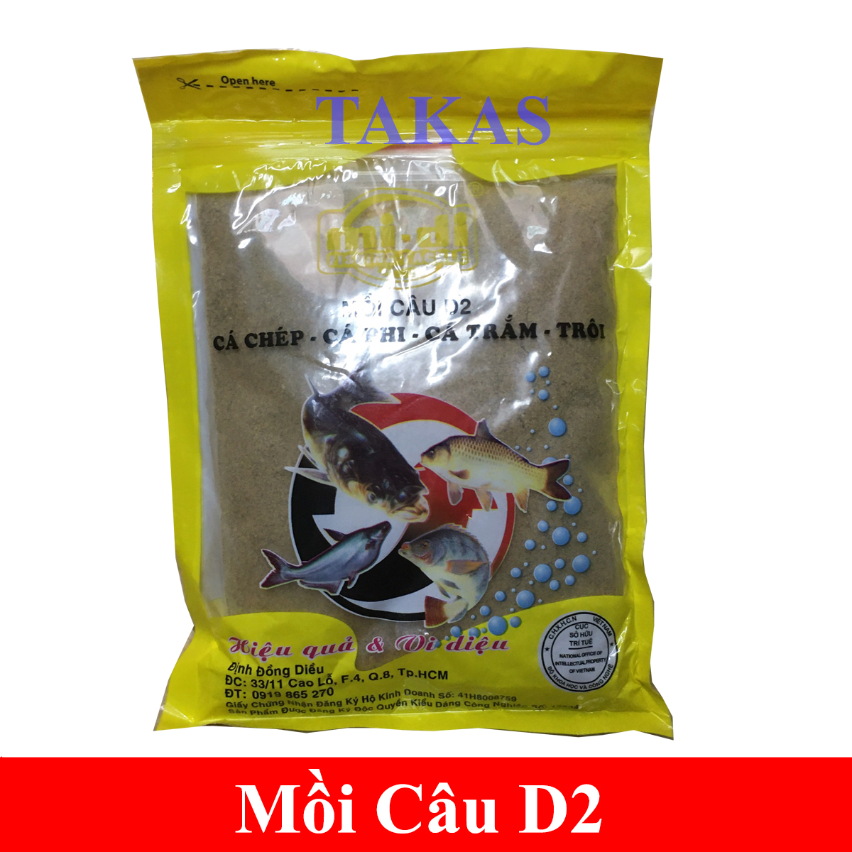 Bộ 3 mồi câu D1, D2, D3 (cá chép, cá phi, cá tra, cá trắm, trôi)-mồi câu d1 d2 d3)