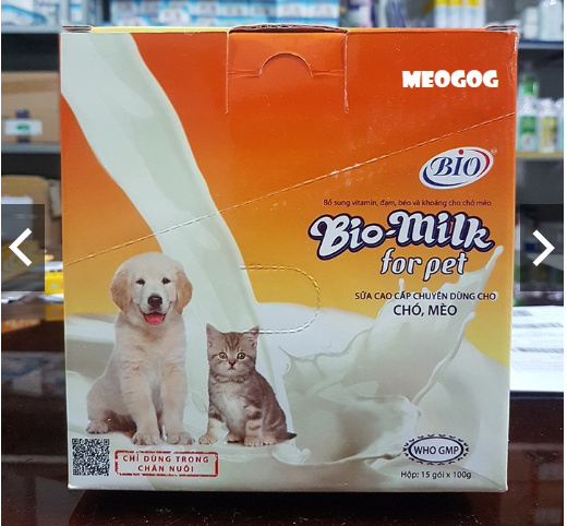 Sữa Bio dành cho chó mèo - sữa cho chó mèo nhỏ Bio milk
