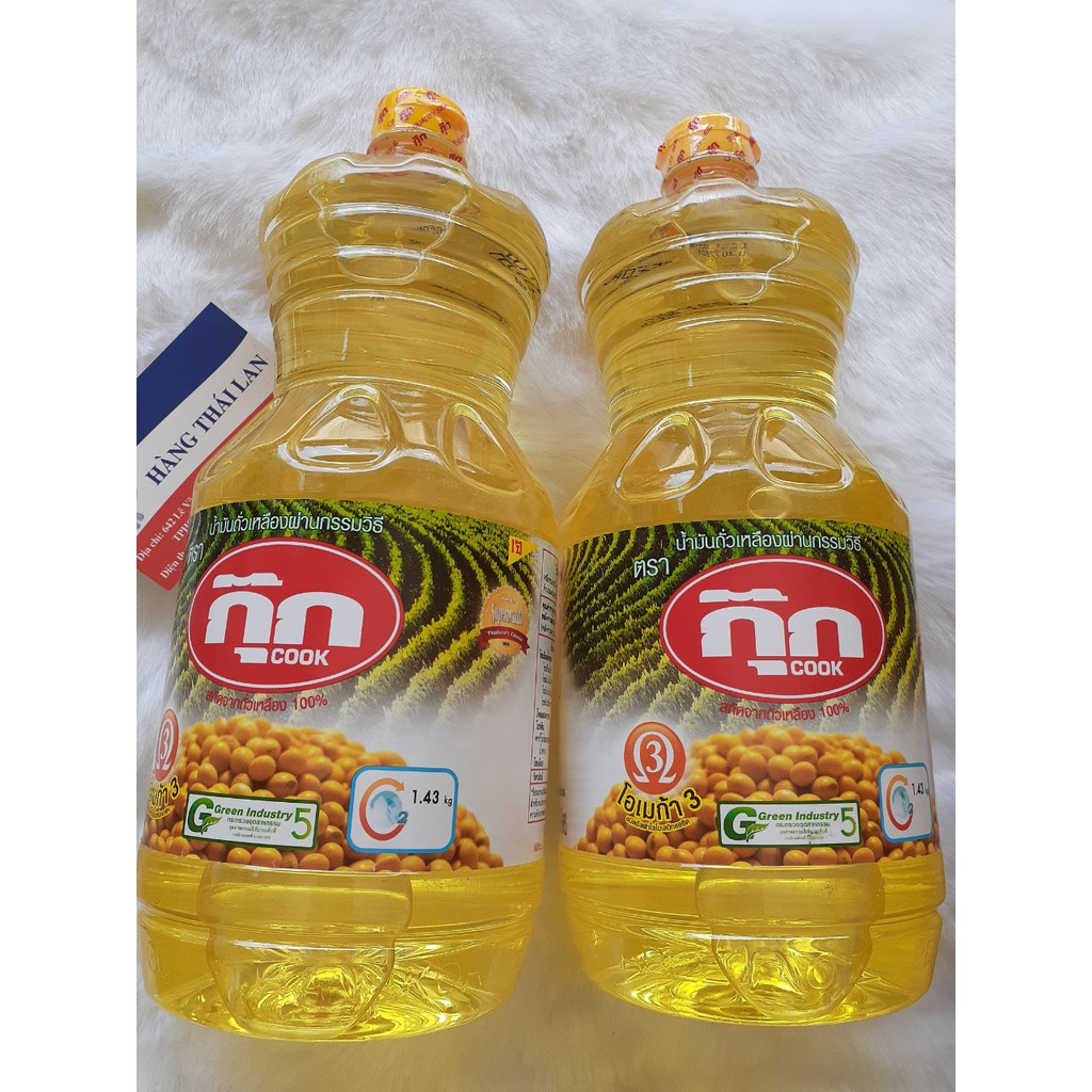 Dầu Ăn Đậu Nành Cook (Thái Lan) 1900ml
