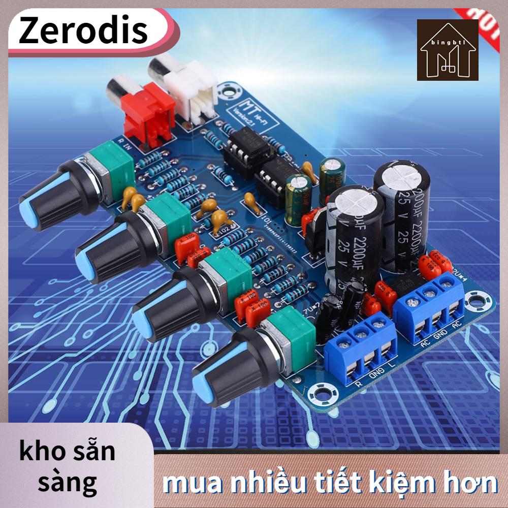 NE5532 HIFI Stereo Preamplifier Tone Board Treble Mediant Bass Volume Control Dual AC 12V-18V