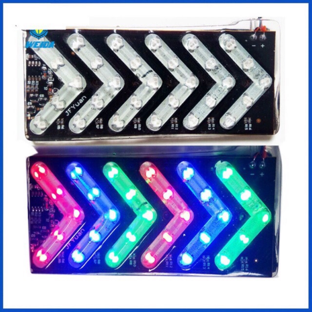 Sản phẩm gia đình làm: lét mũi tên nhấp nháy nhiều màu 12v 24v, phụ kiện thay thế, đồ bền cao, cam kết như hình