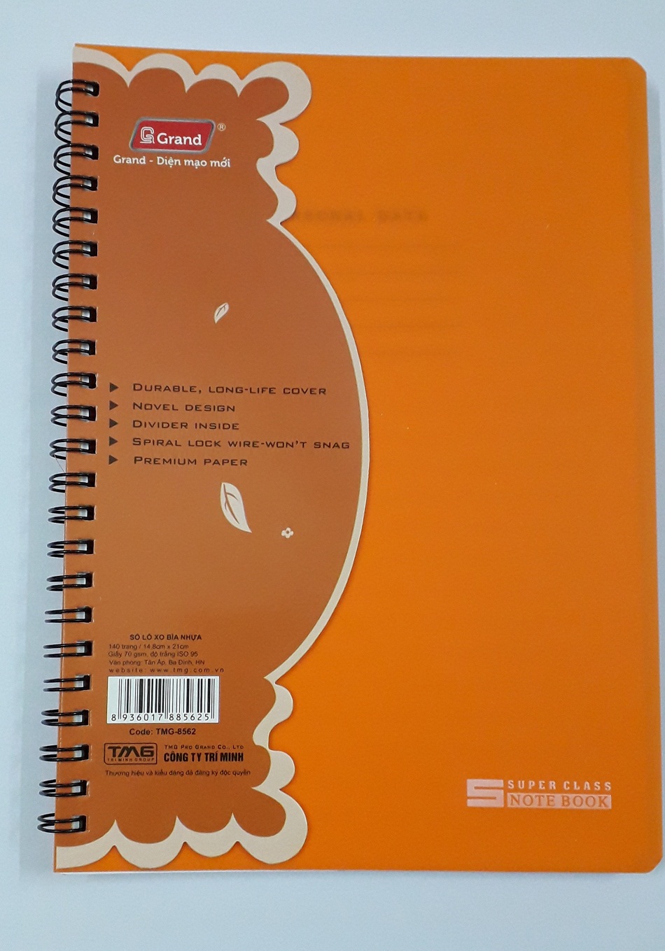 ombo 6 cuốn - SỔ LÒ XO  GRAND khổ  A5