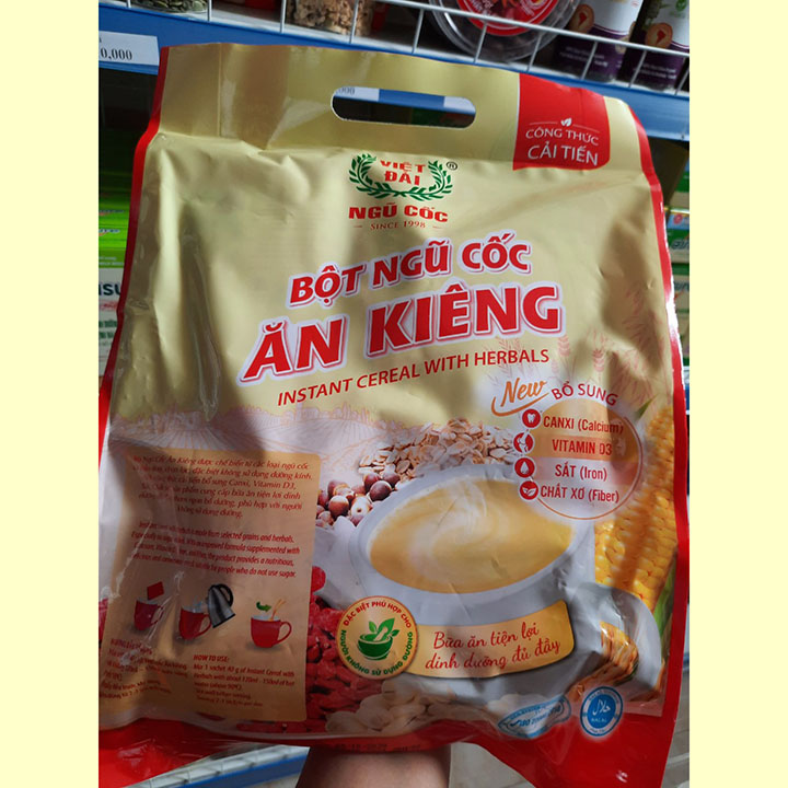 [HCM]Bột ngũ cốc ăn kiêng Việt Đài 600g