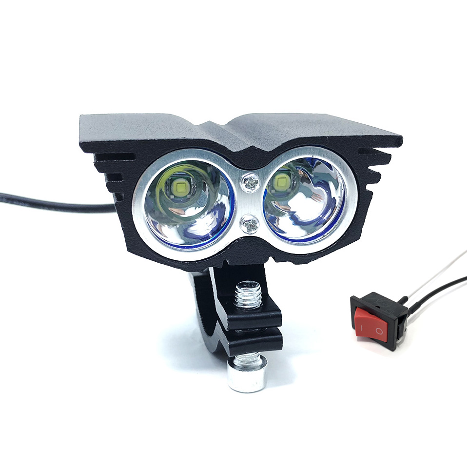 Đèn led x2 mắt cú 20w có 3 chế độ sáng