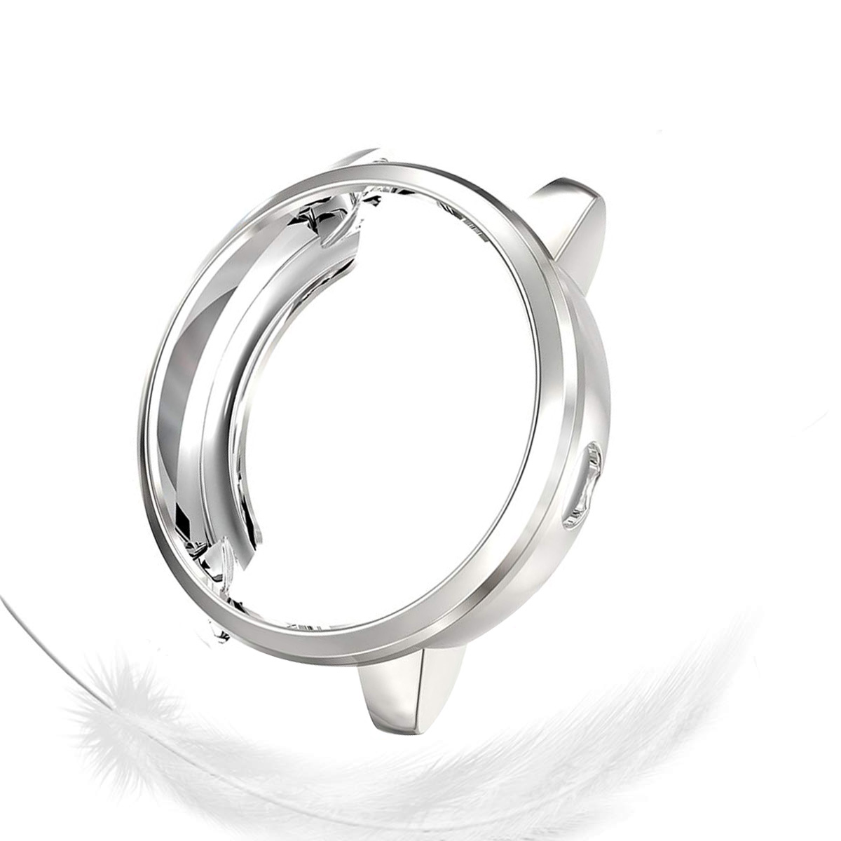 Zenia TPU Skin-friendly Protective Case Cover for Garmin Vivoactive 3/3 Element Sport Smart Watch Accessories