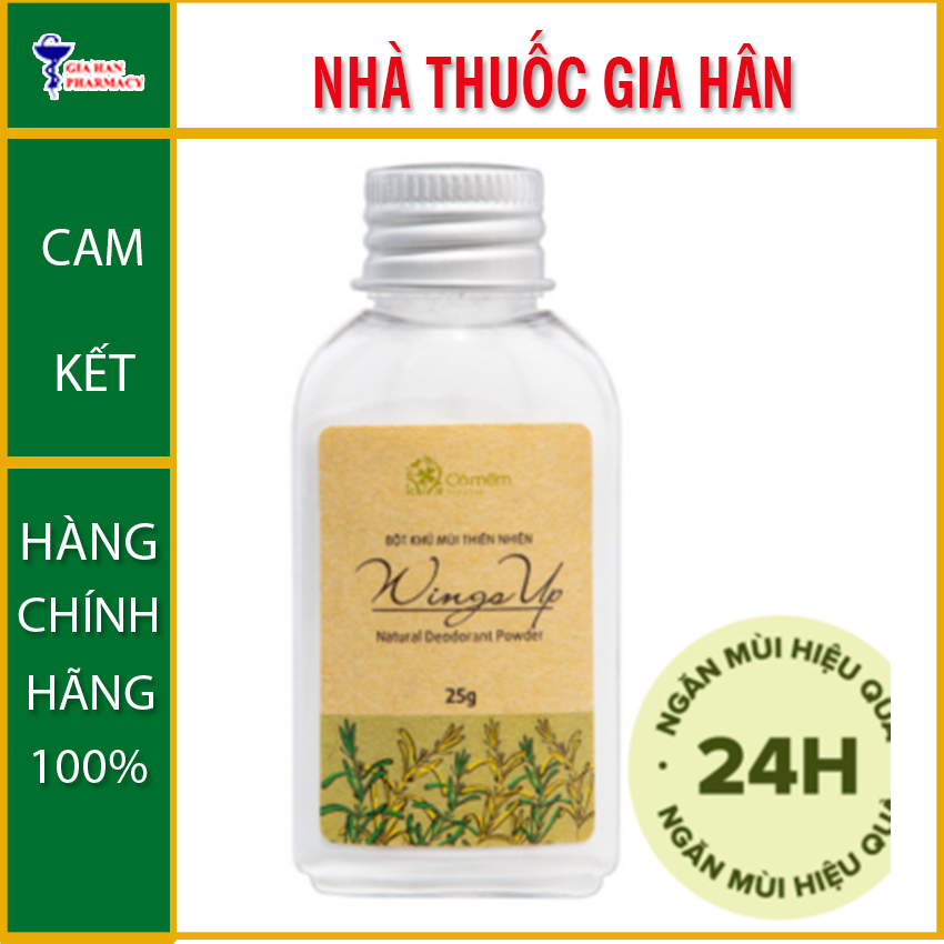 Bột khử mùi wings up - giúp hạn chế mồ hôi - gia hân pharmacy