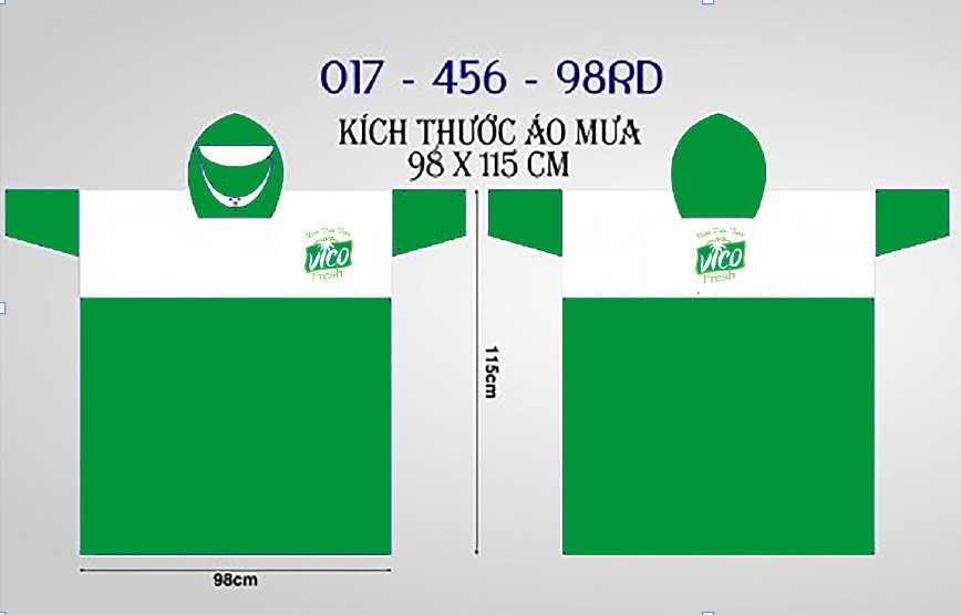 Áo mưa vico fresh