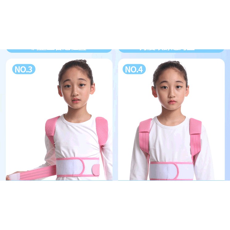 [Giảm 10k khi nhập mã:THAN368 ]Đai Chống Gù Lưng, Đai Trị Lưng Tôm Trẻ Em