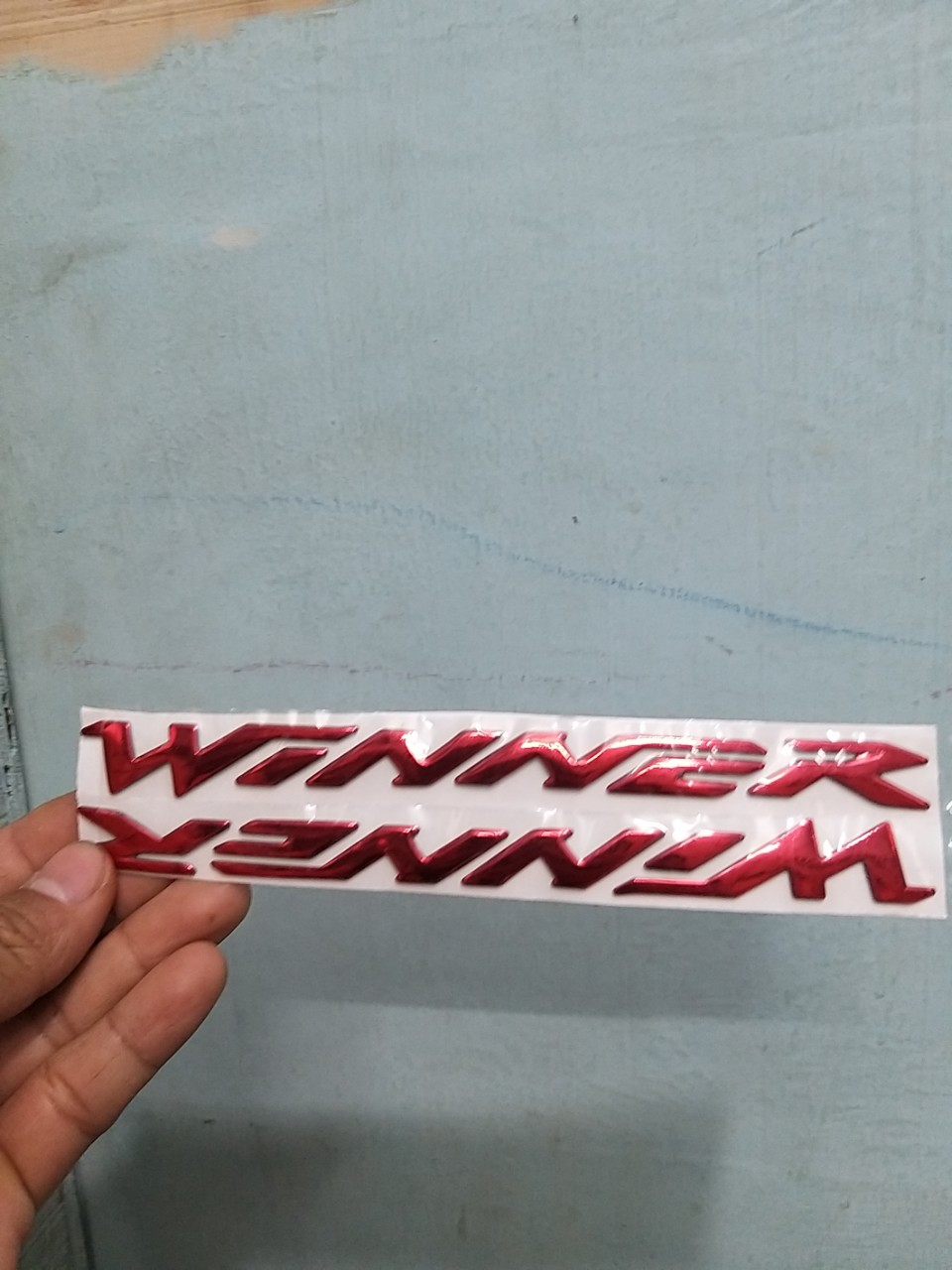 Tem chữ nổi xe honda winner