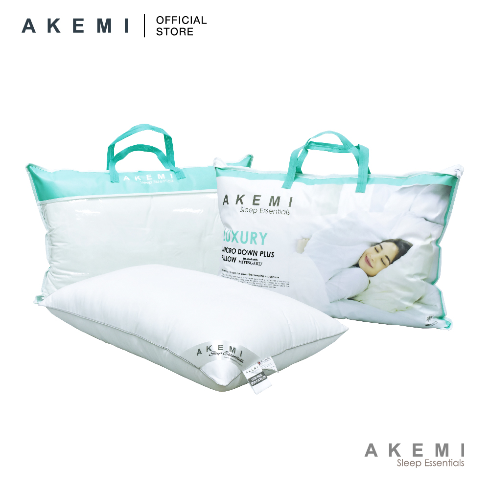 Ruột Gối Akemi Sleep Essentials Luxury Micro Down Plus 48cm x 74cm