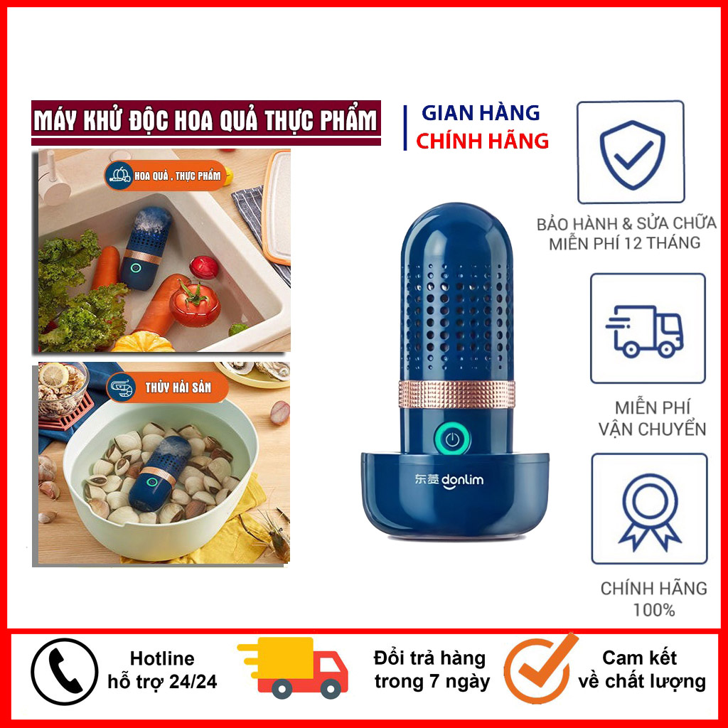🎁 donlim - 001🎁 máy khử khuẩn thực phẩm - rau củ donlim chính hãng - khử độc - diệt khuẩn - khử trùng - làm sạc rau qủa - thịt cá - máy rửa rau củ diệt khuẩn donlim chính hãng