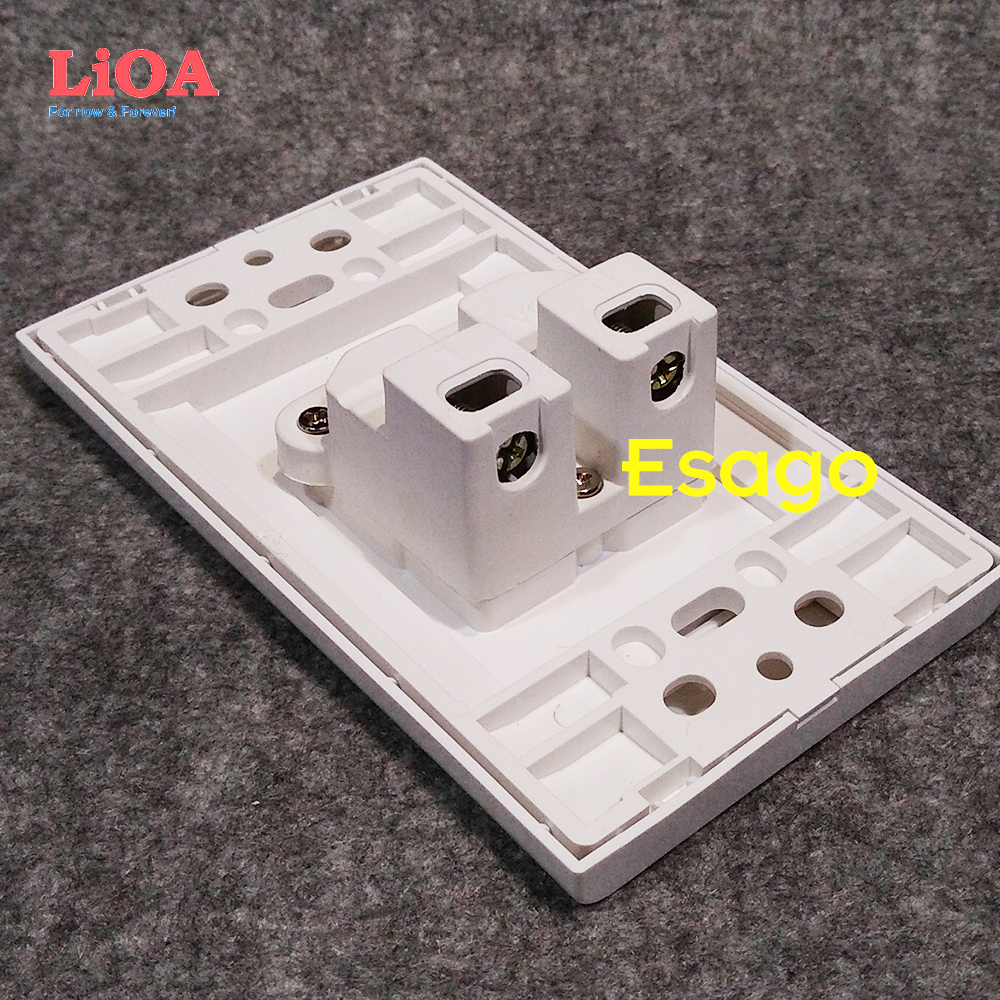 [HCM]Ổ cắm điện đơn 2 chấu 16A LiOA (3520W)