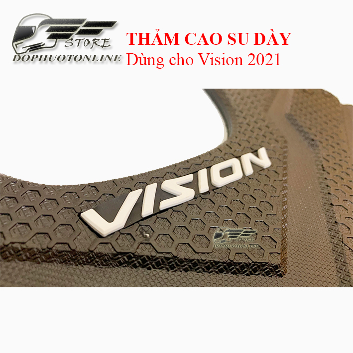 Thảm sàn cao su vision 2016-2021 thảm để chân vision