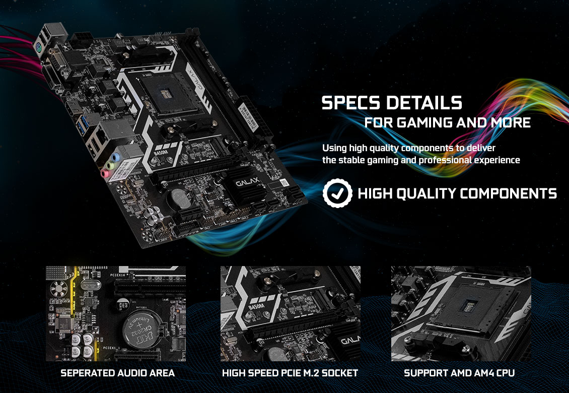 Mainboard B450M Galax