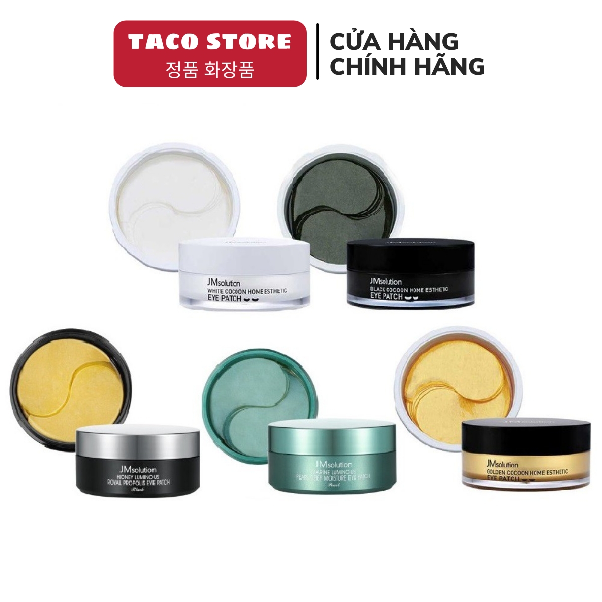 Mặt Nạ Mắt JM Solution Eye Patch Ngọc Trai/Sáp Ong