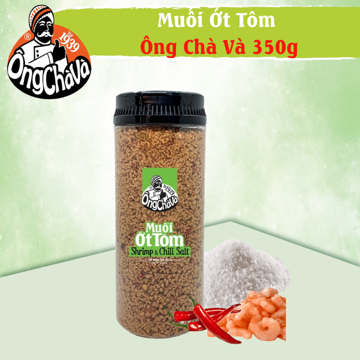 Ong cha va - shrimp chilli salt 350gram
