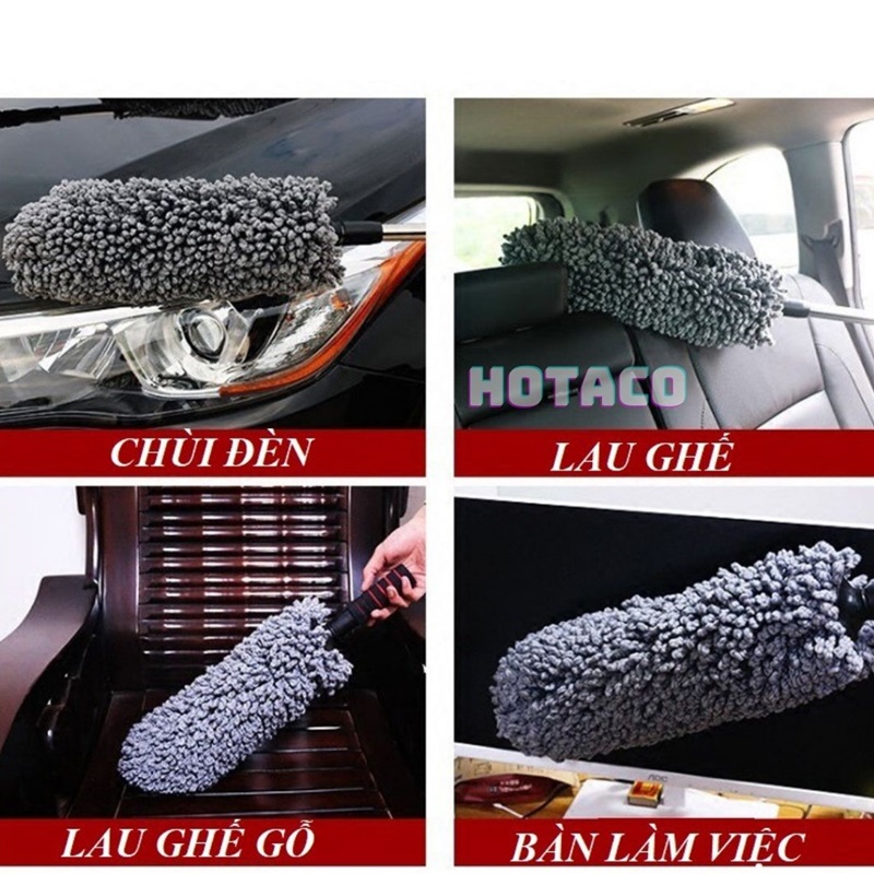Chổi tròn lau xe, chổi nano, chổi tròn, cọ lau xe, chổi lau xe, chổi lau nội ngoại thất ô tô, chổi nano lau xe ô tô, trong nhà, văn phòng