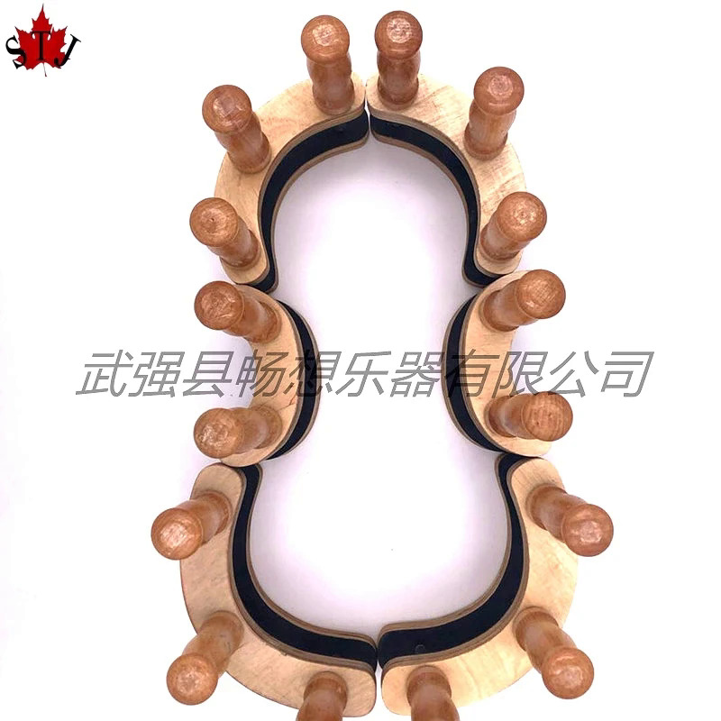 1 bộ violin viola rắn gỗ glueing kẹp violin top & trở lại kẹp kim loại stick tự làm violin làm sửa chữa dán công cụ clip