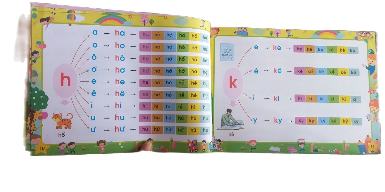TẬP ĐÁNH VẦN TIẾNG VIỆT 4-6 TUỔI