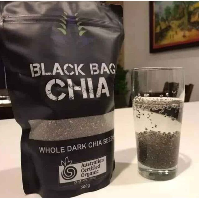 Hạt Chia Đen 500g Black Bag Chia Úc