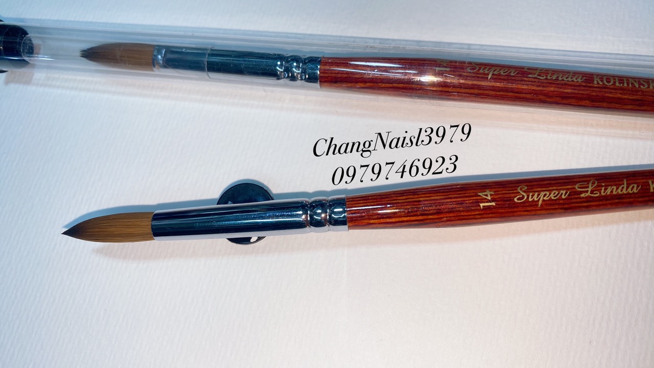 Nail cọ đắp bột - lông mềm - mượt - không vón bột