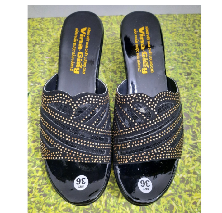 DÉP ĐÍNH ĐÁ CHO BÀ,MẸ CAO 4CM