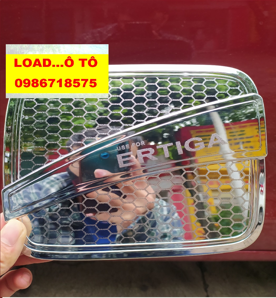 Ốp nắp xăng suzuki ertiga 2023-2019 mẫu nhựa abs mạ crom