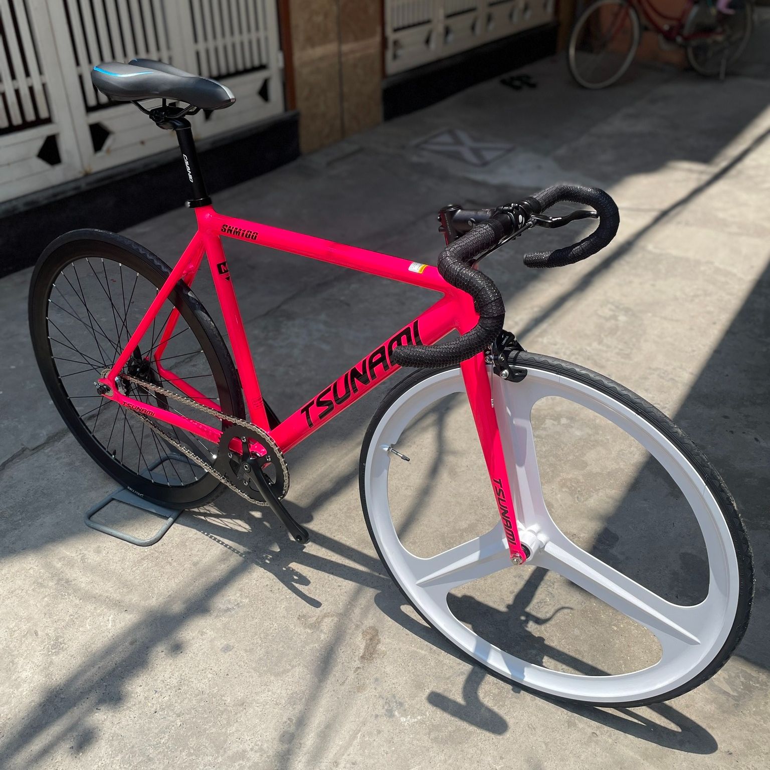 Cụm phanh xe đạp Fixed Gear trước không tên đen 2.2D4/D3