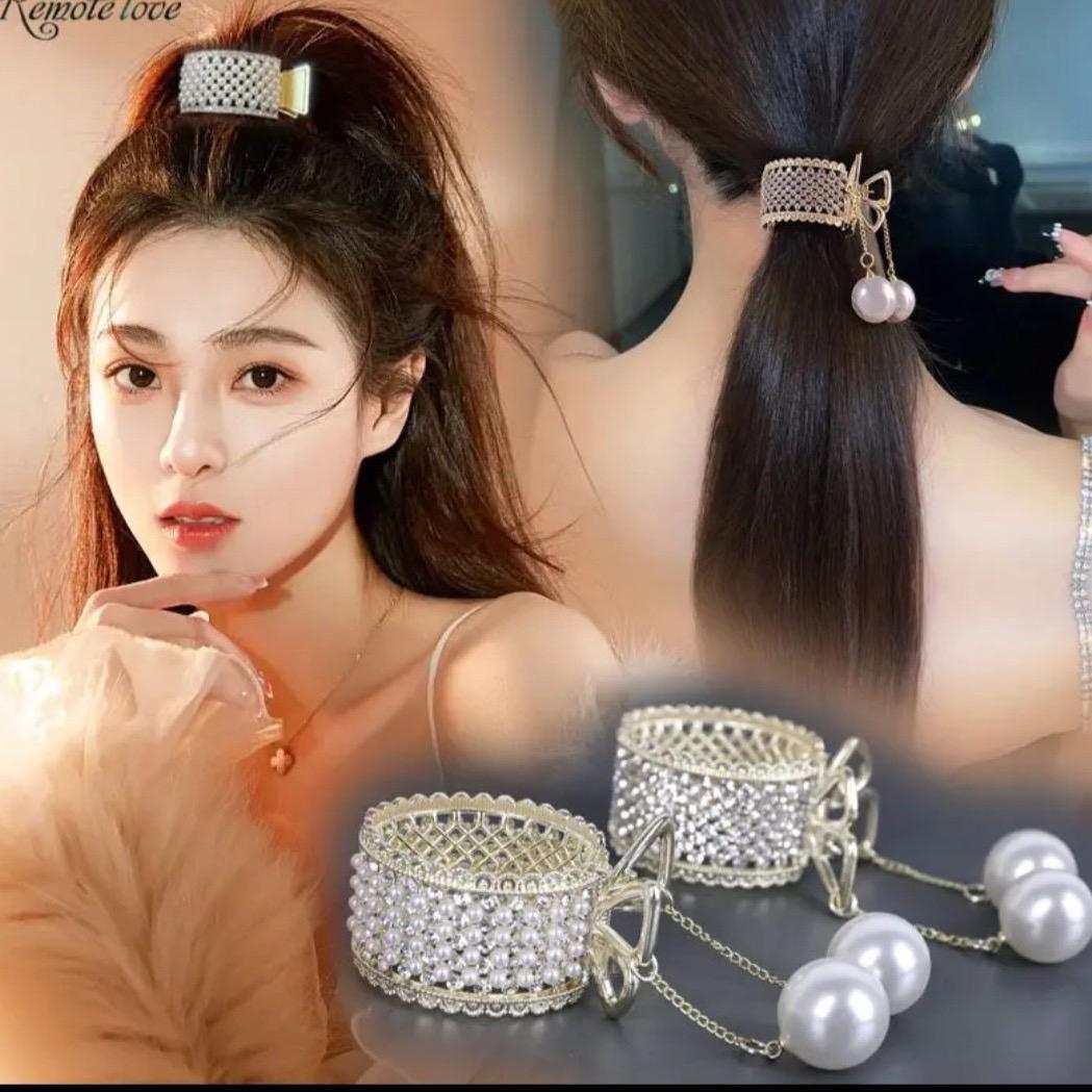Kẹp Tóc Càng Cua Cố Định Đính Đá Mới