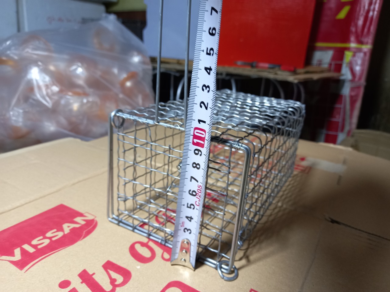 Combo 2 Lồng bẫy chuột đồng,chuột cơm, sóc lưới kẽm dây sóng chắc chắn hạn chế rỉ sét ( có khóa chống sảy)