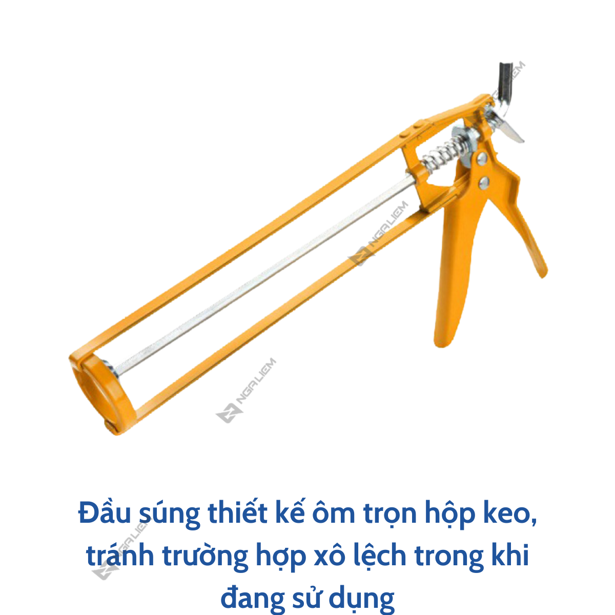 Súng bắn silicone BOSSMAN vàng cao cấp [Hàng chính hãng]