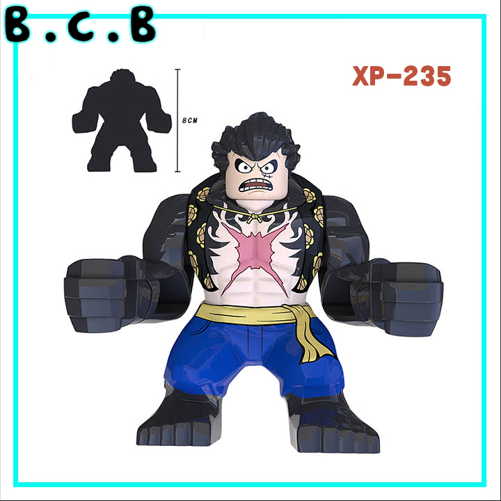 Đồ chơi lắp ráp bigfig nhân vật nhân vật trong phim one piece Nightmare Luffy XP235 XP236