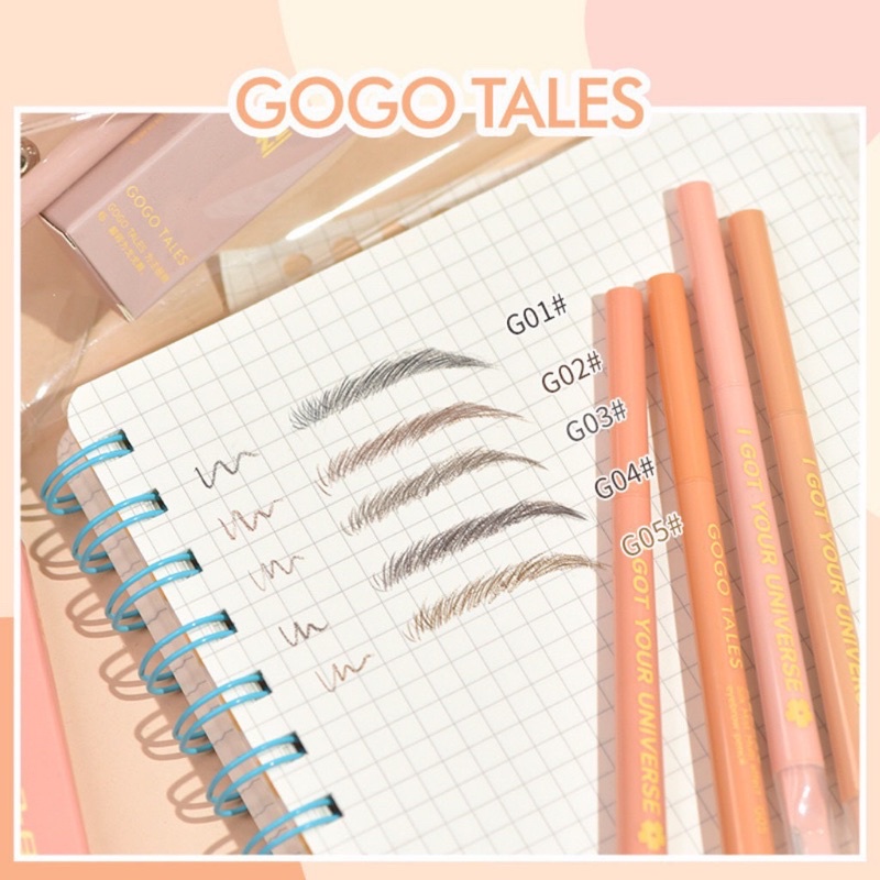 Chì Kẻ Lông Mày 2 Đầu Gogotales