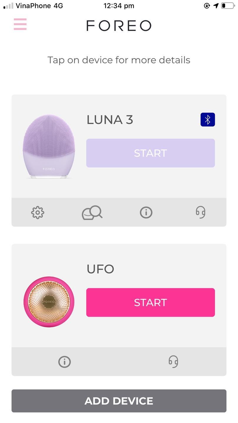 Máy rửa mặt F0RE0 Luna 3