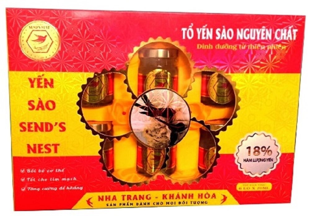 NƯỚC YẾN SÀO SENDS NEST NGUYÊN CHẤT 18% TỔ YẾN SIÊU NGON