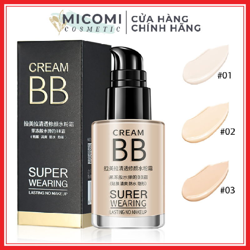 Kem Nền Che Khuyết Điểm Trang Điểm BB Cream Lâu Trôi, Kiềm Dầu, Chống Nắng Nội Địa Trung Chính Hãng - MICOMI Cosmetics nhập khẩu