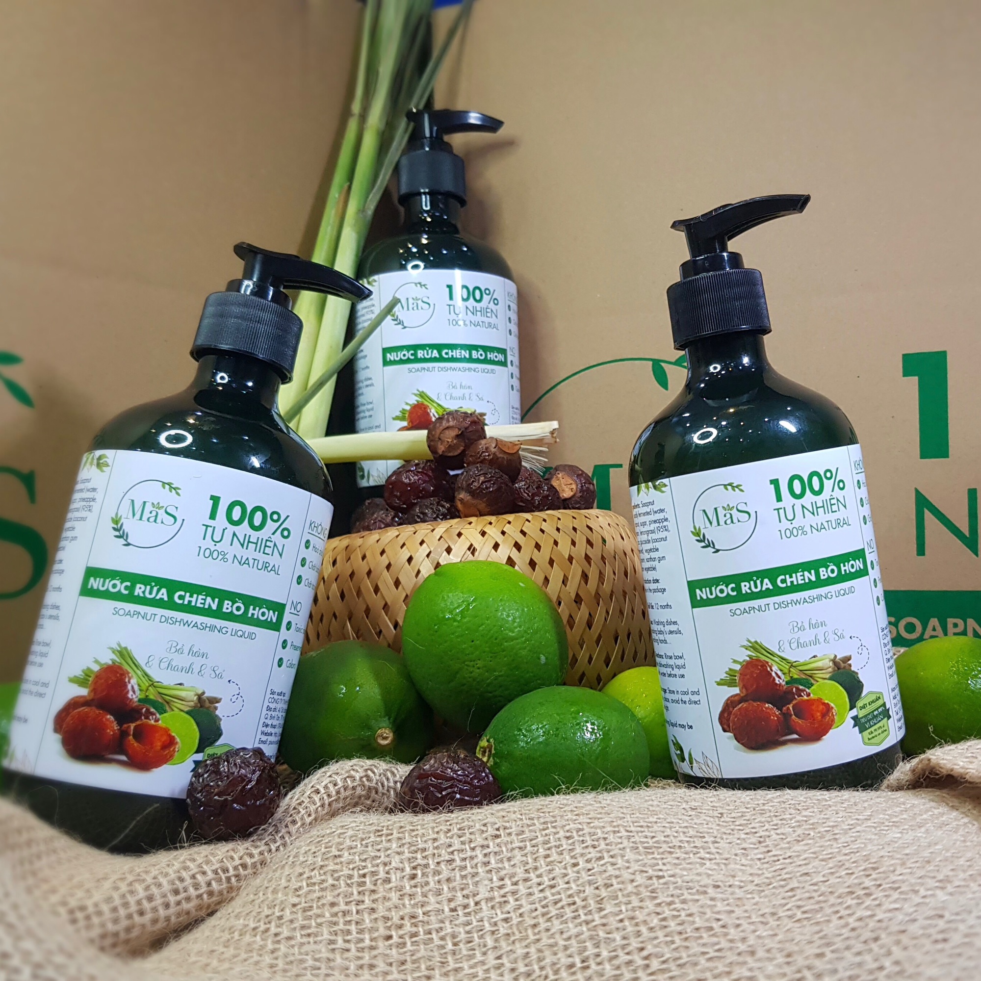 Nước rửa chén Bồ hòn MaS