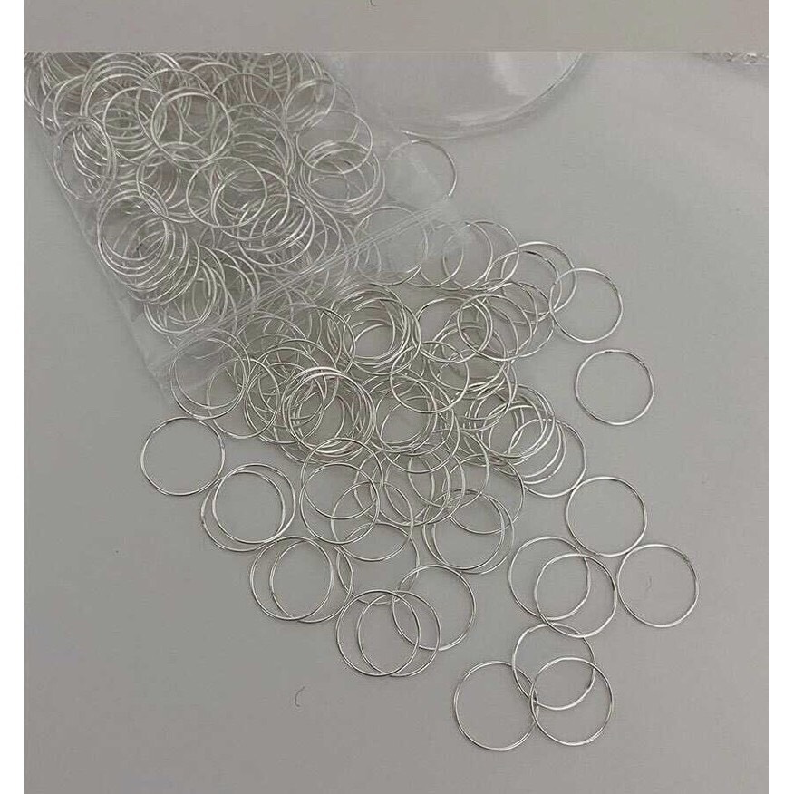 Nhẫn bạc Tlee, nhẫn tròn trơn basic cá tinh, đơn giản - TleeJewelry NN030