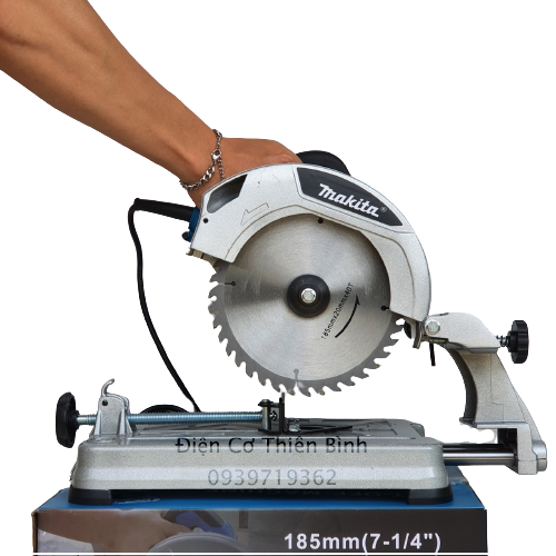 MÁY CẮT SẮT ĐA NĂNG BÀN TRƯỢT MKT 1200W 185MM CHUYÊN CẮT SẮT ,GỖ,NHÔM TẶNG ĐĨA CƯA VÀ ĐÁ CẮT MODEL NÂNG CẤP SHOP BBQ1