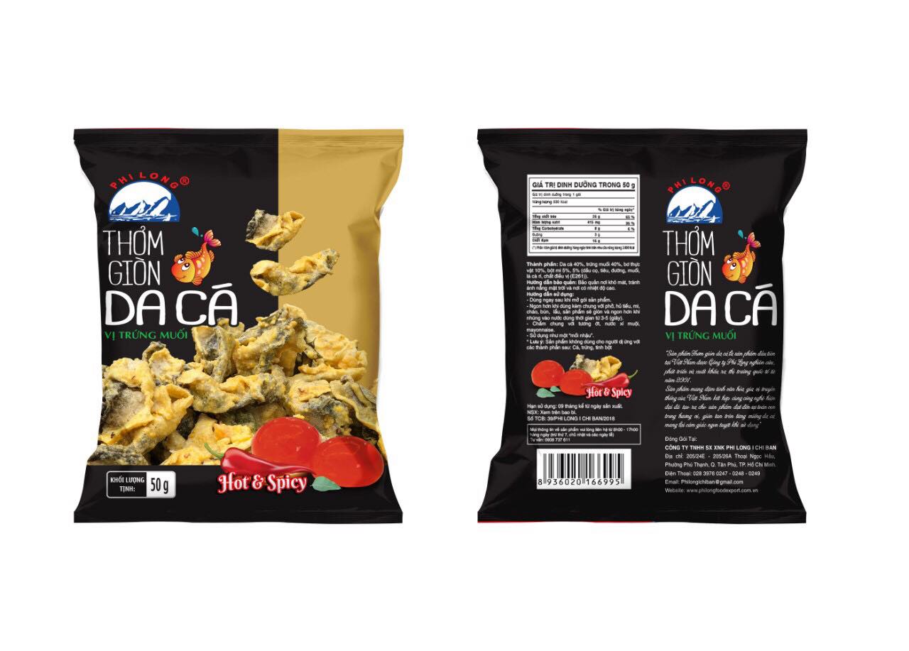 Da cá vị trứng muối không cay 50gr