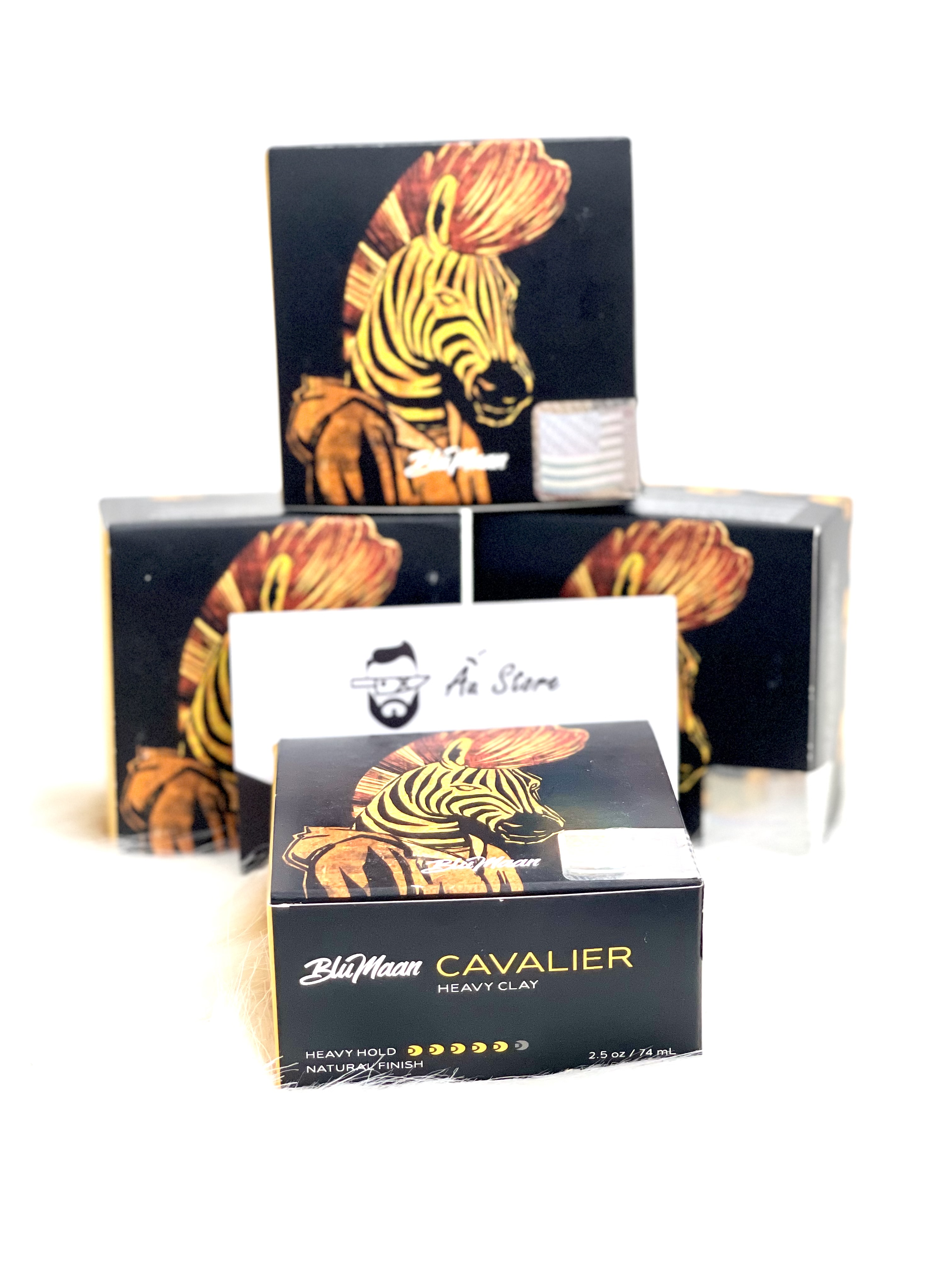 Sáp Vuốt Tóc Blumaan Cavalier Clay (Blumaan ngựa vằn) + Quà tặng cao cấp