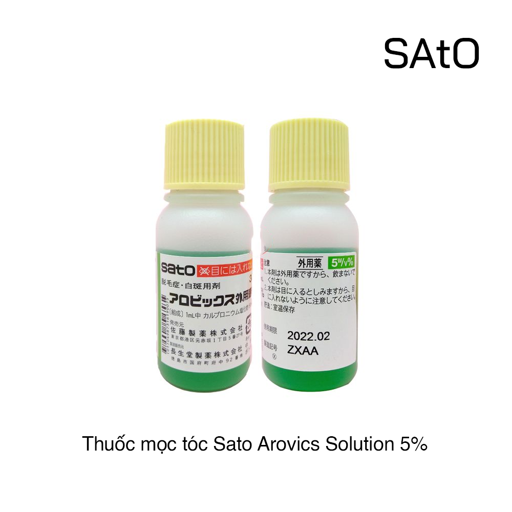 Tinh chất mọc tóc Sato Arovics Solutions Nhật Bản lọ 30ml
