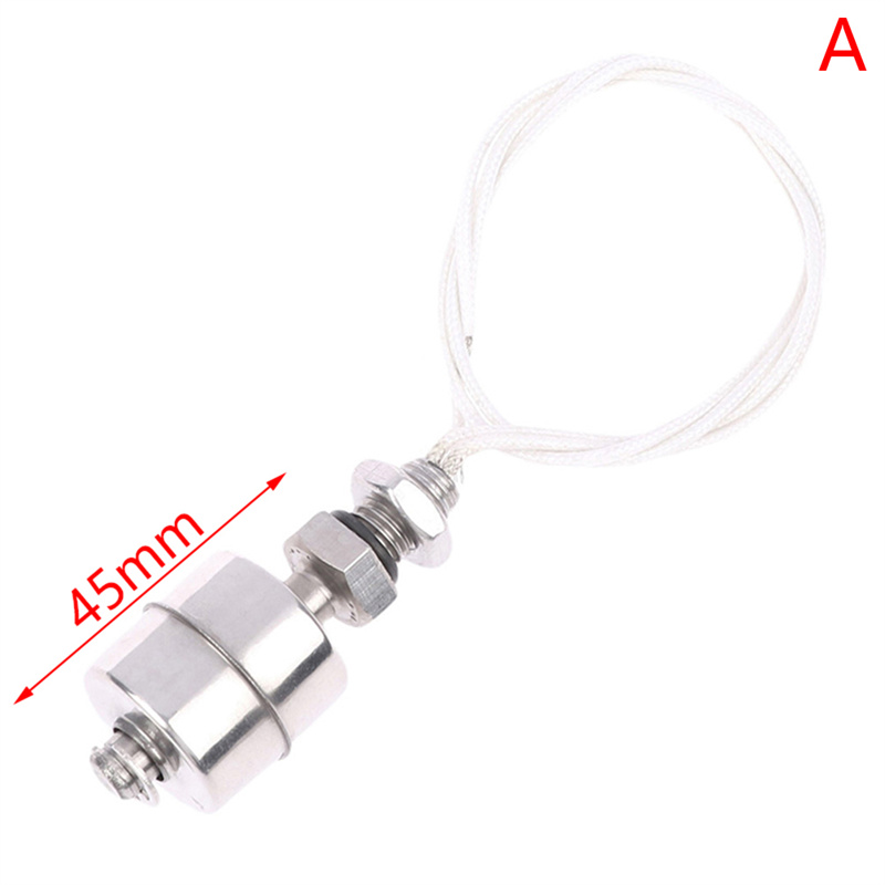 Thời trang Công tắc phao bằng thép không gỉ cảm biến mực nước lỏng phao hai bóng