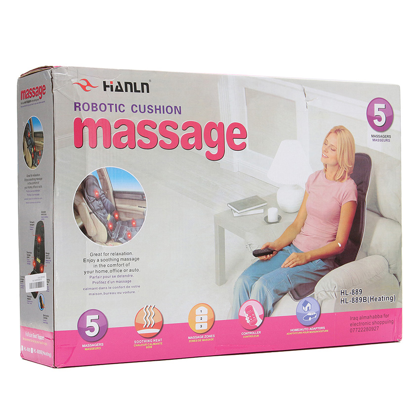 Ghế massage lưng, Ghế massage cho người già, Đệm massage toàn thân, ghế massage Robotic Cushion dùng trải trên ghế, ô tô,...cực tiện lợi và thư giãn