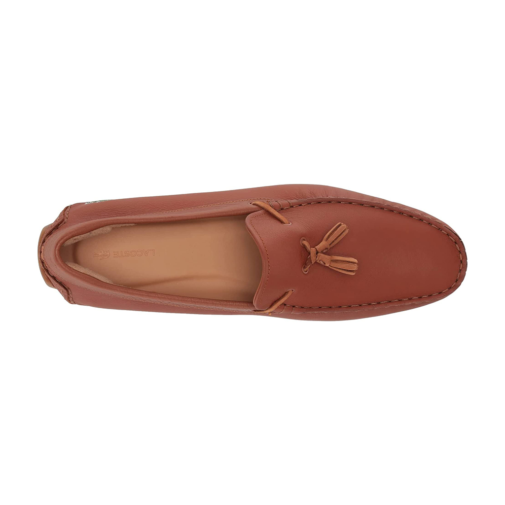 [FreeshipMAX] Giày lười nam Lacoste Piloter Tassel 0121 - Đen