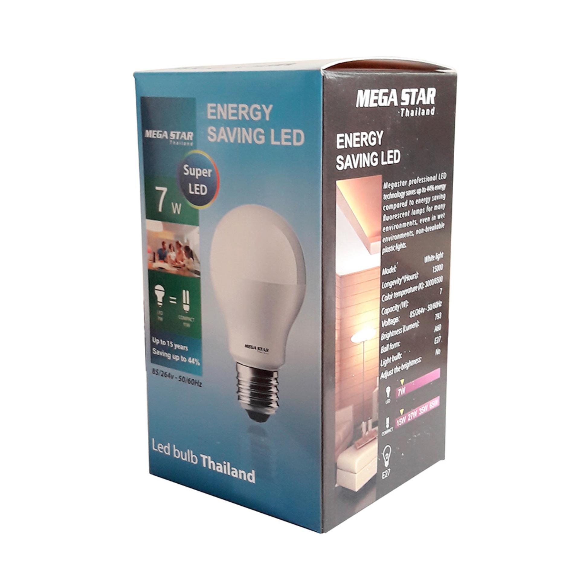 Bóng đèn Megastar LEDBulb 7W E27 6500k (Ánh sáng trắng)
