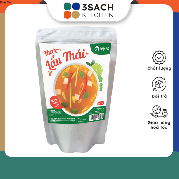 Nước Lẩu Thái 3Sach Kitchen - Túi 500ml
