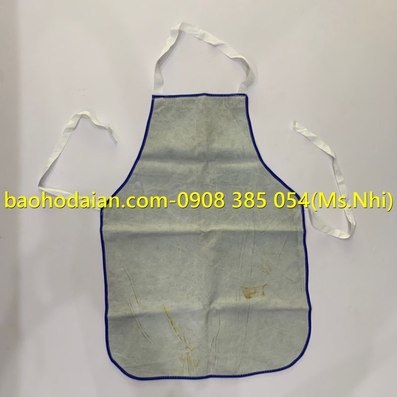 Tạp Dề Da Cho Thợ Hàn Chống Bắt Tia Lửa- Hình thật, hàng sẵn