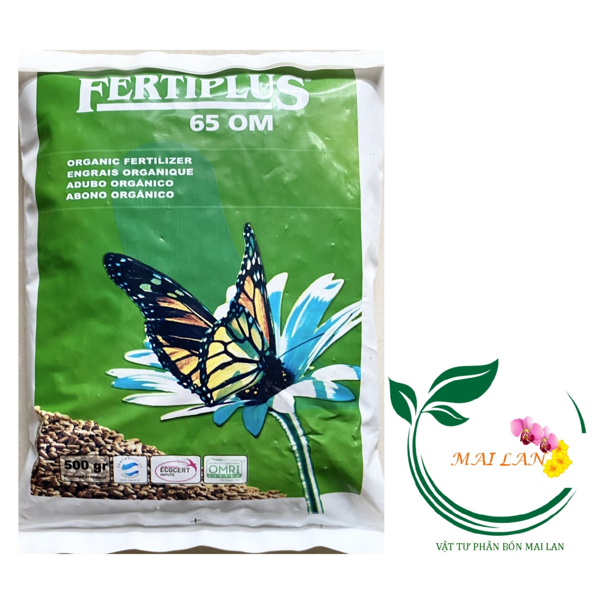 FertiPlus 65 OM Phân Bón Hữu Cơ Hà Lan - #181A# 500g